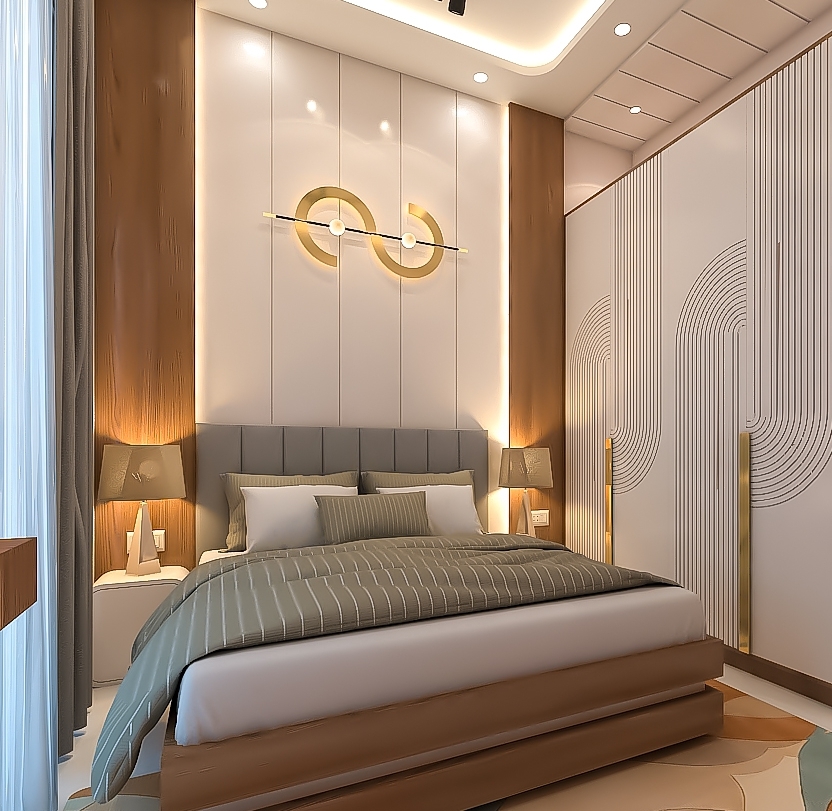 Bedroom interior design render